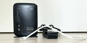 【実家の片付け品】NEC Aterm WG300HP 無線LANルーター Wi-Fiルーター 動作確認済