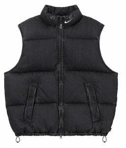 XL Supreme Nike Denim Puffer Vest black ブラック　黒　シュプリーム　ナイキ　デニム　パファー　ベスト