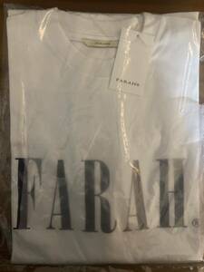 XL Printed LOGO T-Shirt White ホワイト 白 FARAH WAKE sapporo