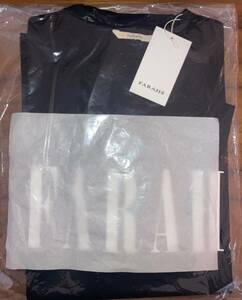 L Printed LOGO T-Shirt Black ブラック 黒 FARAH WAKE sapporo