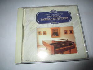 CD「LUDWIG VAN BEETHOVEN　PIANO SONATAS　HAMMERKLAVIER・THE TEMPEST」　WILHELM KEMPFF　ECC-621（使用品）　　　