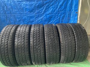 205/65R16 109/107 L LTブリジットBLIZZAK W979スタッドレスタイヤ　6本 送料無料