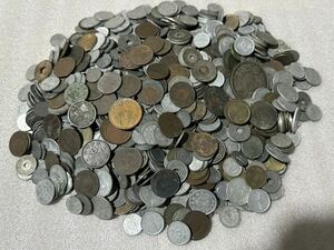 約2.0kg 日本 古銭 硬貨 銀貨 銅貨 一圓 など コイン まとめ セット