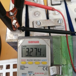 リン酸鉄リチウムイオンバッテリー 50ah 12.8V used 使用頻度小 の画像6