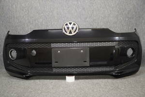 VW フォルクスワーゲン AACHY UP! アップ! 純正 フロントバンパー 2T/ディープブラックパールエフェクト 1S0853665B　2516