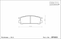 エンドレス ブレーキパッド NEW タイプR リア EP223TRN インプレッサ GC1 GC4 GF3 GF4 GFA H4/10～H8/8 ABS付 1.5～1.8L_画像2