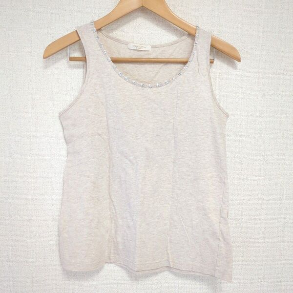 chocol raffine robe タンクトップ ベージュ