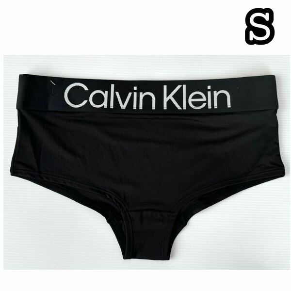 大きめロゴ Calvin Klein ショーツ Sサイズ ブラック 【1枚 】