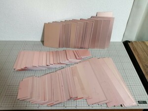  print wiring board for glass epoxy both sides copper . piled layer board 131 sheets Mini size 