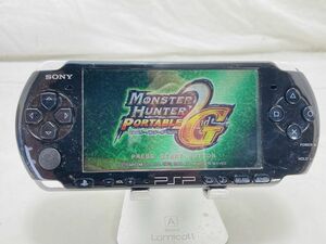 SONY Sony PSP PlayStation portable piano * black body PSP-3000 operation verification settled HY-240411018