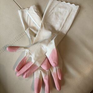 手袋USED 使用品 ヘビロテゴム手袋 グローブ キッチン 家事炊事ゴム手袋 手袋グローブ コスプレ 仮装 ラテックスグローブ ラテックス手袋の画像1