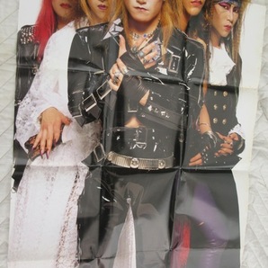 ☆クリックポスト￥185☆X ONSTAGE PHOTO&TALK 全長150㎝ 長方形ポスター X-JAPAN エックスジャパン HIDE YOSHIKIの画像5