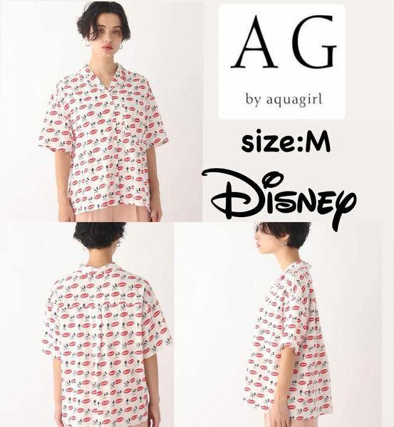 ag by aquagirl × Disney ミッキー＆フレンズ 総柄 限定