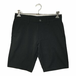 coco★デサント★DESCENTE★ハーフパンツ★ストレッチ★シンプル★黒★ブラック★S★中古※レターパックプラス発送可★90536