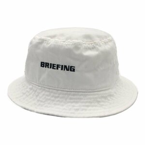 coco* Briefing *BRIEFING* bucket hat * white * white *M* simple * used * letter pack post service plus shipping possible *90030