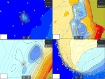 LOWRANCE HDS 魚探画面