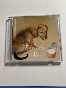 【送料無料・帯あり】ヴィジュアル系バンドvellaDonna（ヴェラドンナ）CDマキシシングル「RISK」
