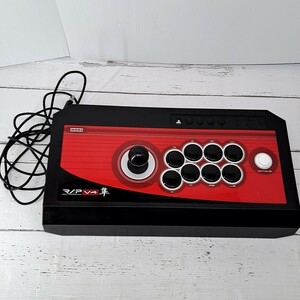 リアルアーケード Pro. V4 隼 HORI REAL ARCADE PRO. V4隼 HAYABUSA PS 3 4 ホリ スティック コントローラー プレステ Playstation