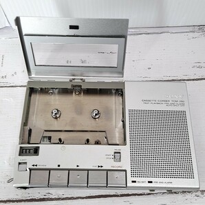 【ケース付 音出し確認済】SONY TCM-280 CASSETTE CORDER RECORDER Audio ソニー カセット コーダー レコーダー オーディオの画像3