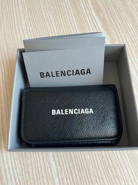 BALENCIAGA バレンシアガ 6連 キーケース キーカバー ブラック 黒