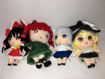 ○【同梱B】【中古】東方Project ふもふも/ぷぎゅット他 ぬいぐるみ 7点 まとめて 霊夢/魔理沙/レミリア/天子など_画像3