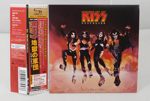 帯付き 紙ジャケ SHM-CD「KISS/地獄の軍団 リザレクテッド Destroye Resurrected」初回限定/UICY-75349/ボブ・エズリン エッセイ付き