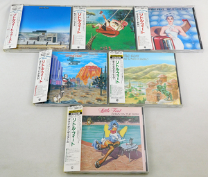 リトル・フィート LITTLE FEAT 帯付き 国内盤[CD]6枚セット/Sailin' Shoes/Dixie Chicken/Time Loves A Hero/Down On The Farm/88・89年盤