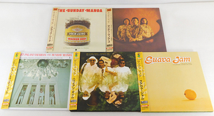 サンディ・マノア The Sunday Manoa 紙ジャケ[CD]5枚セット/帯付/ピーター・ムーン PETER MOON/Guava Jam/ハワイアンタイム/PALANI VAUGHAN