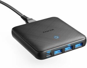 Anker PowerPort Atom III Slim (Four Ports) - 65W 4ポート USB-C 充電器 P