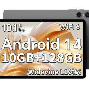 Android 14 タブレット 本体 10インチ 128GB アンドロイド