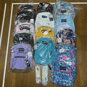 JANSPORT Jean спорт рюкзак рюкзак пенал не использовался ликвидация 16 позиций комплект много продажа комплектом 