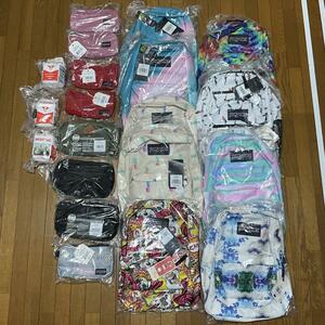 JANSPORT Jean sport rucksack backpack waist bag pen case unused liquidation 20 point set large amount set sale 