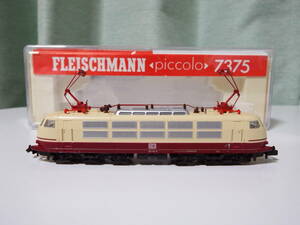 FLEISCHMANN 7375 DBAG ドイツ鉄道 電気機関車BR103 TEE クリーム/赤裾 シングルアーム Ep.4〜5