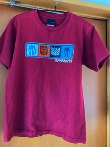 トランスフォーマー　Tシャツ エンジ色　メンズSサイズ相当