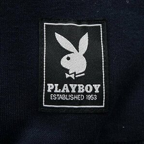 新品 プレイボーイ 裏毛 ハーフジップ スウェット LL 紺【33055_79】 PLAYBOY メンズ プルオーバー トレーナー スエット HALF ZIPの画像8