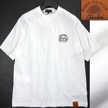 新品 チュウベイ 24SS バックポケット プリント 半袖 カットソー LL 白 【CH1442095_07】 CHUBEI 春夏 メンズ Tシャツ コットン ネームタグ_画像1