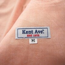 訳有 ケントアヴェニュー ライトオックス サマー ジャケット M 橙 【J48833】 Kent Ave 春夏 メンズ ブレザー 一重仕立て 軽量_画像9