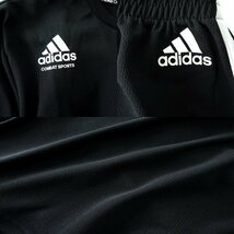 新品 アディダス スリーストライプス 半袖 カットソー パンツ セットアップ XL 黒 【I47377】 adidas メンズ スポーツ トレーニングウェア_画像9