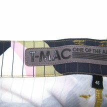 新品 1.5万 T-MAC ティーマック ゴルフ カモフラ ロングパンツ 46 (L) マルチ 【P26409】 GOLF 春夏 メンズ ストレッチ トラウザーズ_画像9