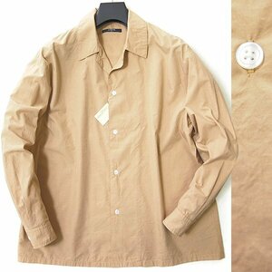 新品 Grand PARK ニコル 日本製素材 オープンカラー シャツ 46 (M) 【I41017】 NICOLE 春夏 メンズ 長袖 オーバーサイズ カジュアル