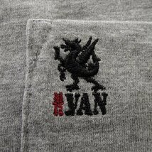 新品 ミスターヴァン 24年春夏 ロゴ刺繍 ポケット Tシャツ LL 灰 【VA1742005_97】 MR.VAN メンズ 半袖 丸首 カットソー コットン ポケT_画像5