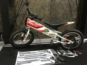 ヨツバモト　ミャウ　実働　16インチ　モトクロス　キッズ・MXアルミハンドルバー