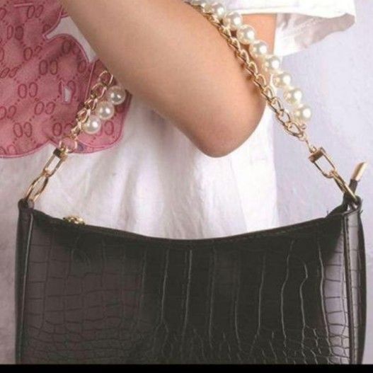 パール バッグチェーン アクセサリー ショルダーストラップ