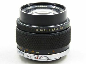 [22485Y2]★完動品★OLYMPUS M-SYSTEM E.ZUIKO AUTO-T 100mm F2.8