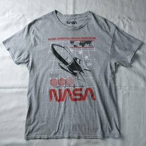 2000's~ NASA プリントTシャツ ヴィンテージ グレー 表記Lサイズ USA輸入古着