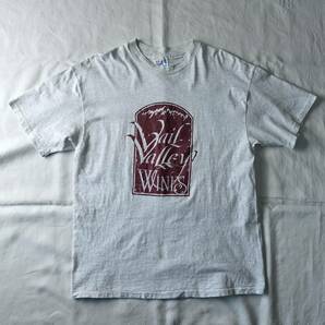 1990's MADE IN USA アメリカ製 Hanes プリントTシャツ ヴィンテージ グレー 表記Lサイズ 希少の画像1
