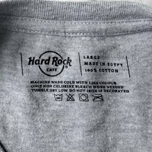 2000's Hard Rock CAFE プリントTシャツ ヴィンテージ 100％コットン グレー 表記Lサイズ USA輸入古着 良品の画像10