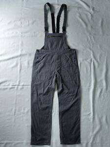 1980's WORKER euro Work overall Vintage 100% cotton Europe Work France Work Europe vintage gray rare 