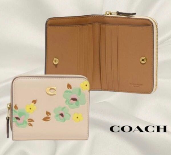 coach 二つ折り財布　CI193 フローラルプリント