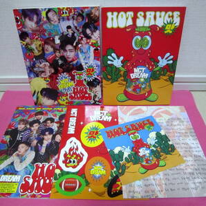 K-POP♪ NCT DREAM／1st ALBUM「Hot Sauce」Photo Book Ver./Crazy Ver. 韓国盤CD+ポストカード他／廃盤！美品！
